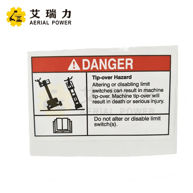 Decal Label Danger برای Genie سوئیچ 31060 را تغییر ندهید
